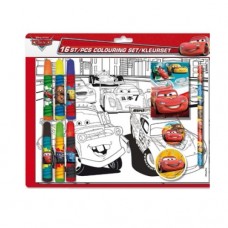 Set Disney Cars de colorat 16 piese